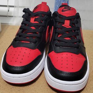 Nike Shoes | 4.5y Nike Court Borough Low Recraft | Color: Black/Red/White